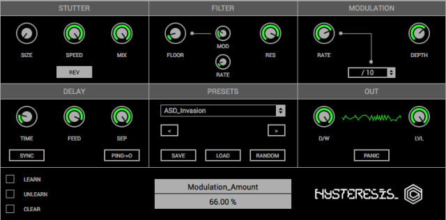 glitchmachines hysteresis free glitch delay plugin